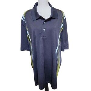 Champions Tour Golf Polo Size 2X Black Short Sleeve